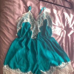 Teal romper